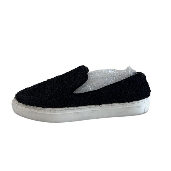 Steven New York Black Kimbel Faux Fur Shearling Slip on Women's Sneakers size 7. - Picture 4 of 10